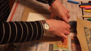 Crayon Print Rubbing Making
