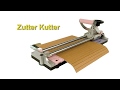 ¿Cómo funciona la zutter Kutter? *en español* guillotina de corte profundo