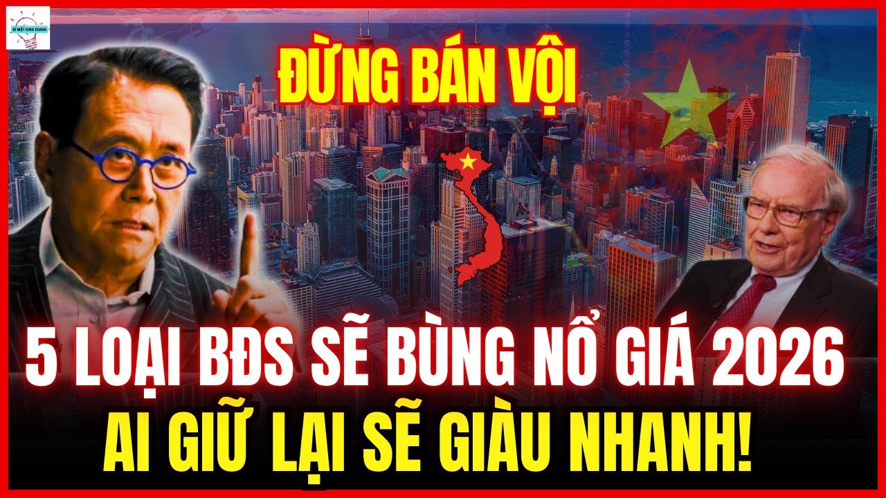 5 Loại Bất Động Sản Sẽ Tăng Sốc 2026 – Đừng Vội Bán Khi Chưa Xem!