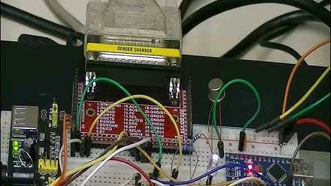 Connect Arduino to PC Printer Port for advanced control