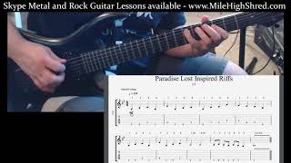 Paradise Lost Inspired Guitar Riff - Lots of Quarter Notes