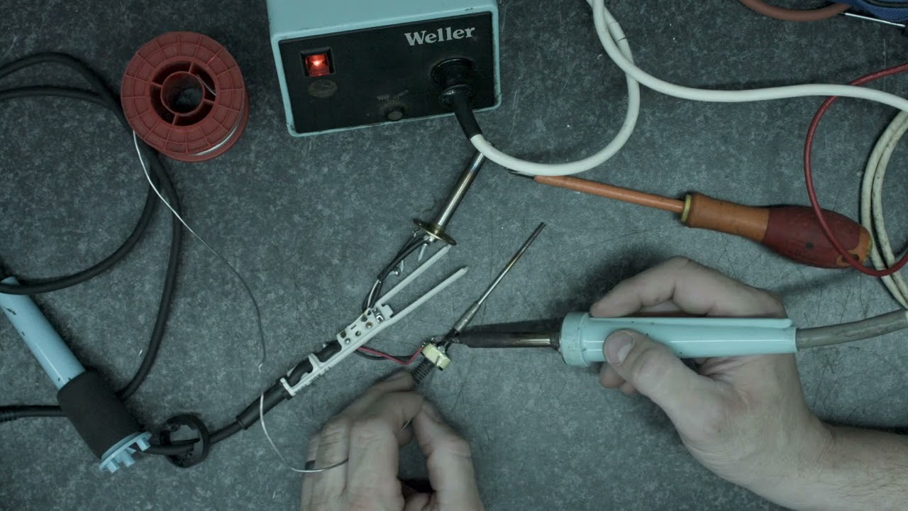 Fixing a weller thermostatic soldering iron , with temperature probe issues