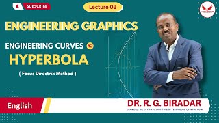 Hyperbola | Engineering curves | Focus Directrix Method #labtech | Lecture 3