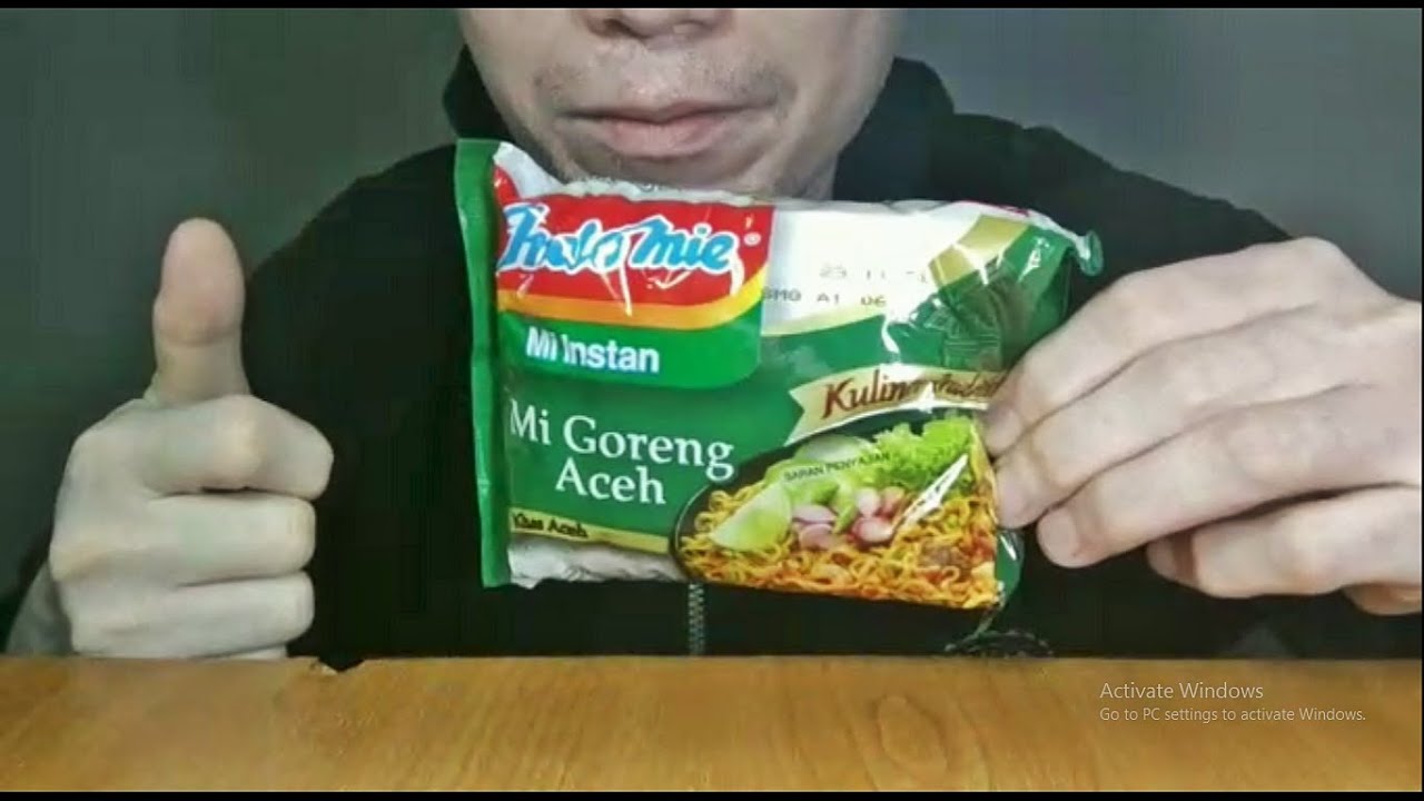 ASMR MUKBANG INDOMIE GORENG ACEH | EATING SOUND | NO TALKING