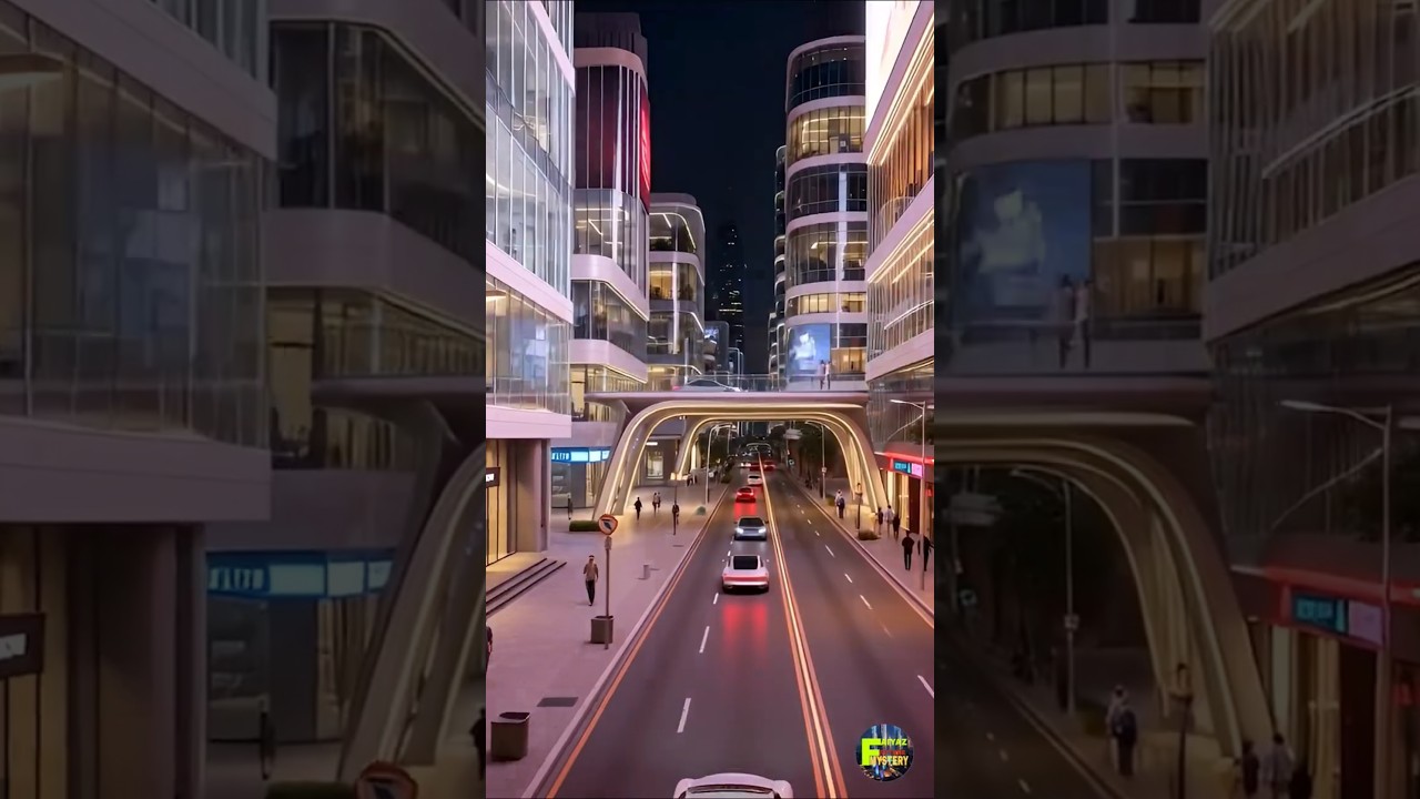 Город будущего 2150 🤯 Автомобили без водителей, умные рынки и жизнь в будущем | Фильм в формате 8...