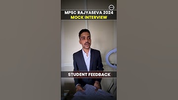 MPSC Rajyaseva 2024 Mock Interview Feedback! #Shorts #MPSCRajyaseva #mpscwallah
