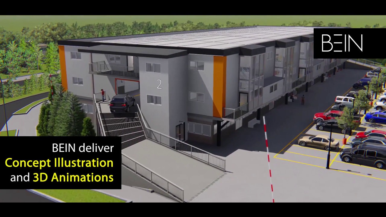 Realtime 3D Visualization of a new building - YouTube