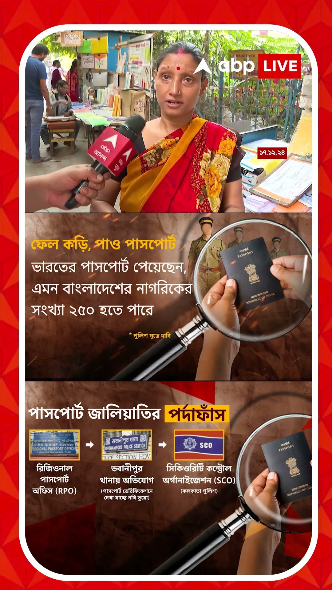 এপার বাংলায় এসে বাংলাদেশি নাগরিকদের জন্য জাল পাসপোর্ট