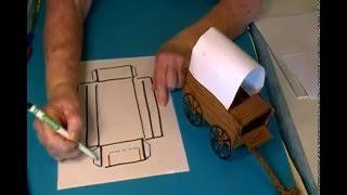 Easy to make covered wagon.