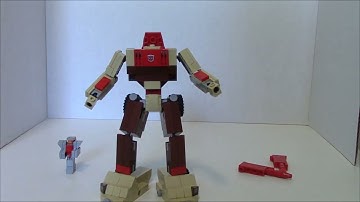Transformers Titan Master   Headmaster Chromedome and Stylor MOC by BWTMT Brickworks