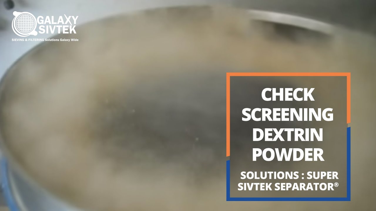 Dextrin powder Round Separator