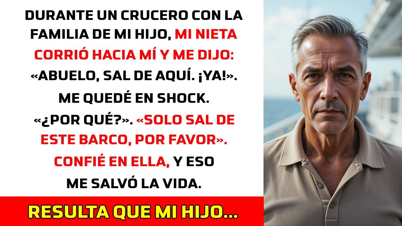 «Abuelo, deja el protector. Ahora mismo»,me dijo mi nieta durante el crucero.Decidí confiar en ella.