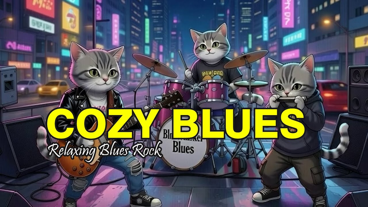 Cozy Blues Rock Harmonica Instrumental for Relaxing Moments