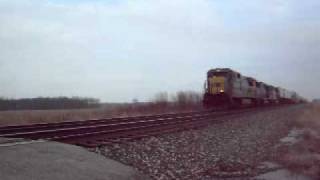 CSX STEALTH! C40-8 and RARE! SD60