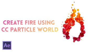 Create Fire Using CC Particle World In After Effects (MINECRAFT STYLE) | After Effects Tutorial 2017