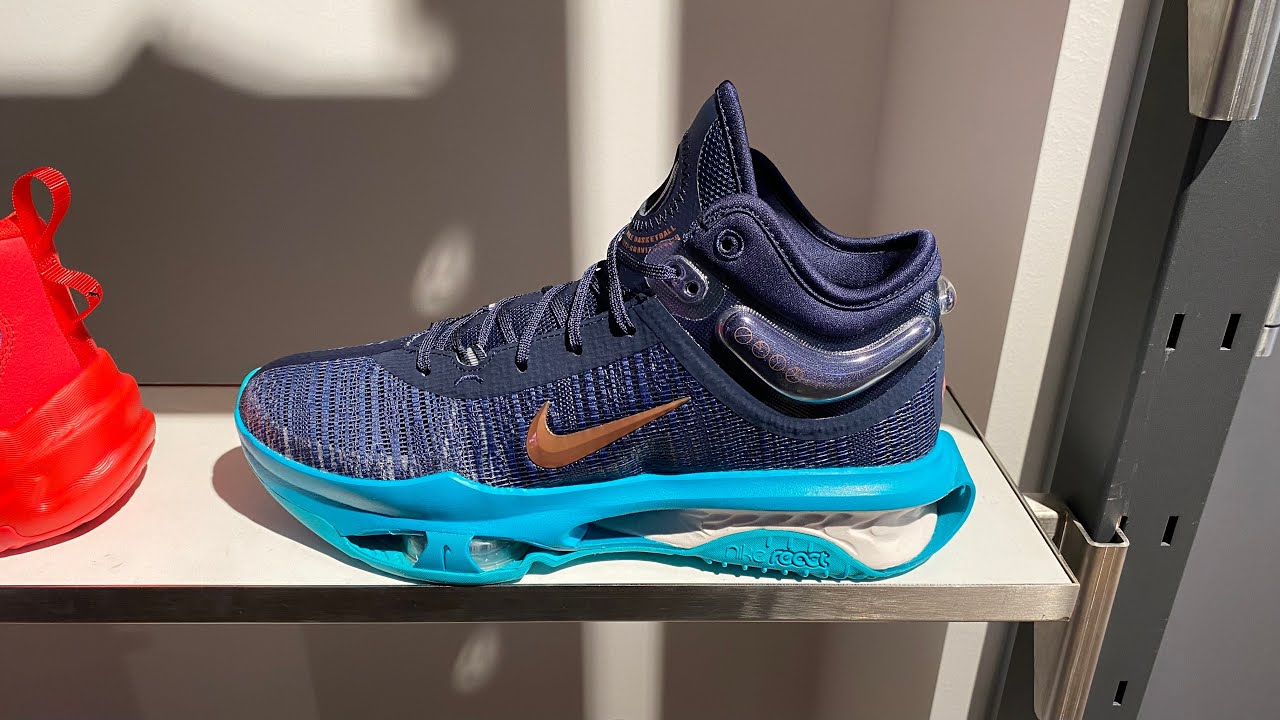 Nike GT Jump2 ネイビー/ターコイズ Nike Zoom GT Jump 2