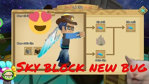 how to duplication in sky block 😍😍 || hướng dẫn bug sky block