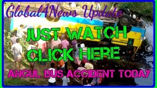 Oriya News Otv live Accident Today on Angul Bus.