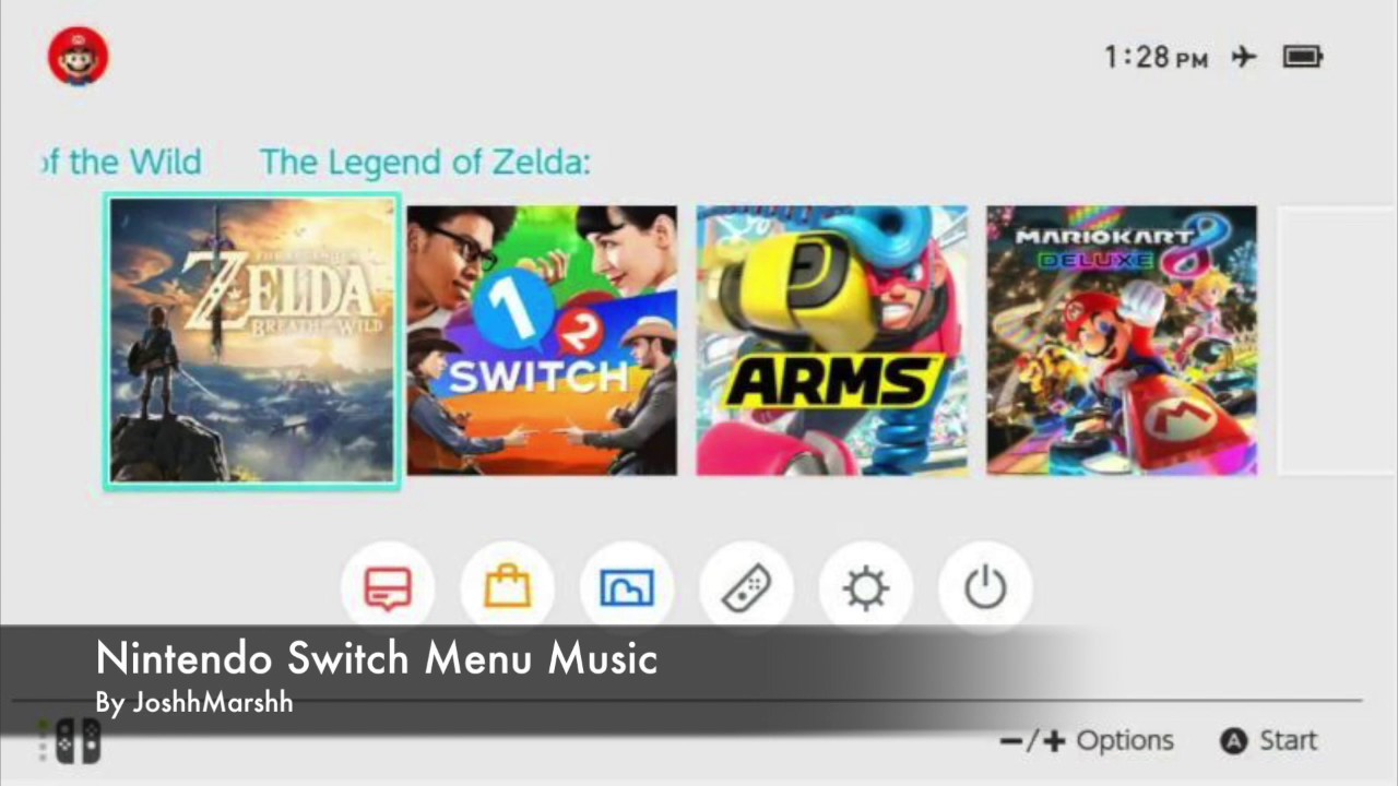 If Nintendo Switch Had Menu Music