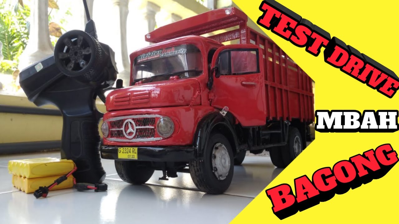 TERBARU Test Drive Miniatur Truk Mercy Nonong  Remote 