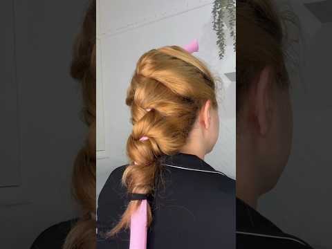 Unicorn heatless curls🦄😱