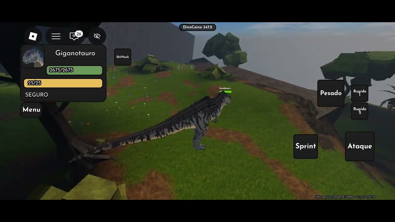 Novo mapa no Jurassic block 