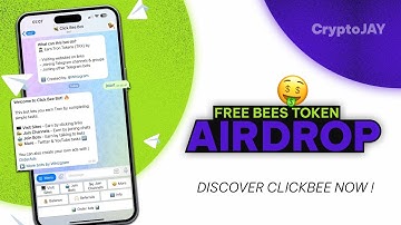 EXCLUSIVE AIRDROP — JOIN NOW AND CLAIM FREE $BEES TOKENS | Discover ClickBee now! #crypto #airdrop
