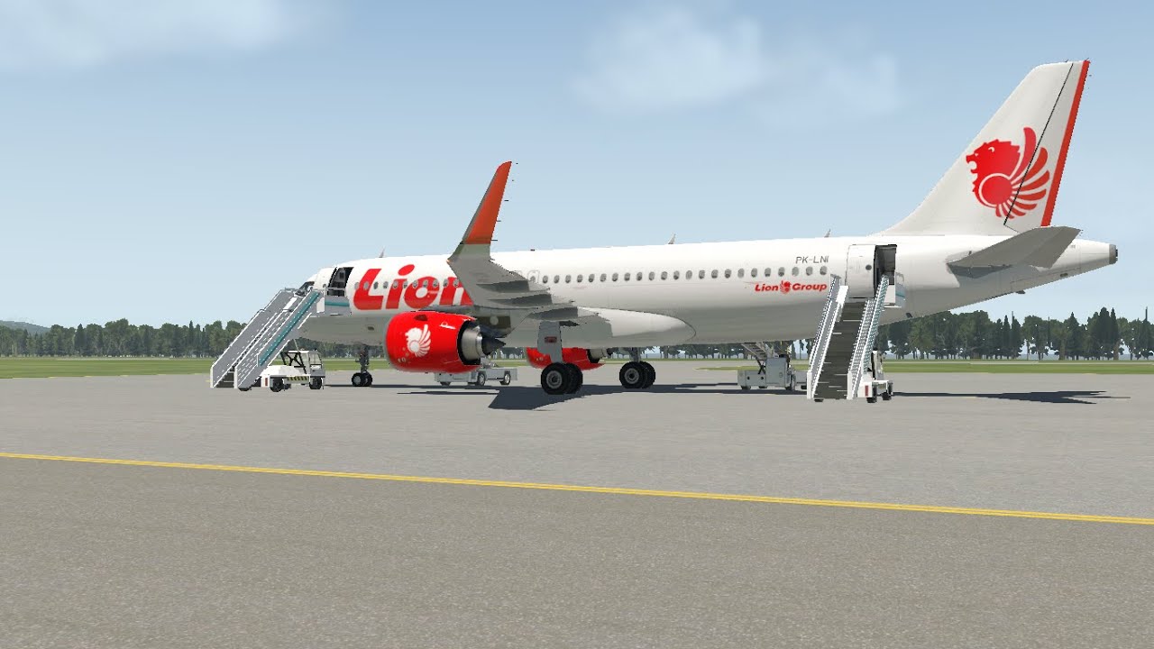 [XP11] Lion Air Airbus A320neo Landing in Gunungsitoli, Nias Island