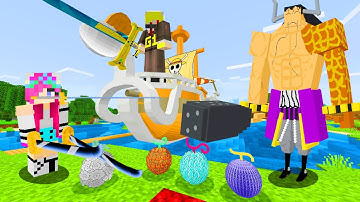 ONE VÀ NOOB YETI THỬ THÁCH SỠ HỮU VŨ KHÍ VÀ TRÁI ÁC QUỶ ĐẸP NHẤT VÀ TIÊU DIỆT KAIDO TRONG MINECRAFT