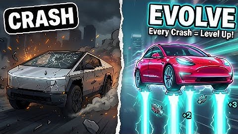 Every Time I Crash, My Tesla Evolves in GTA V game! Ps5