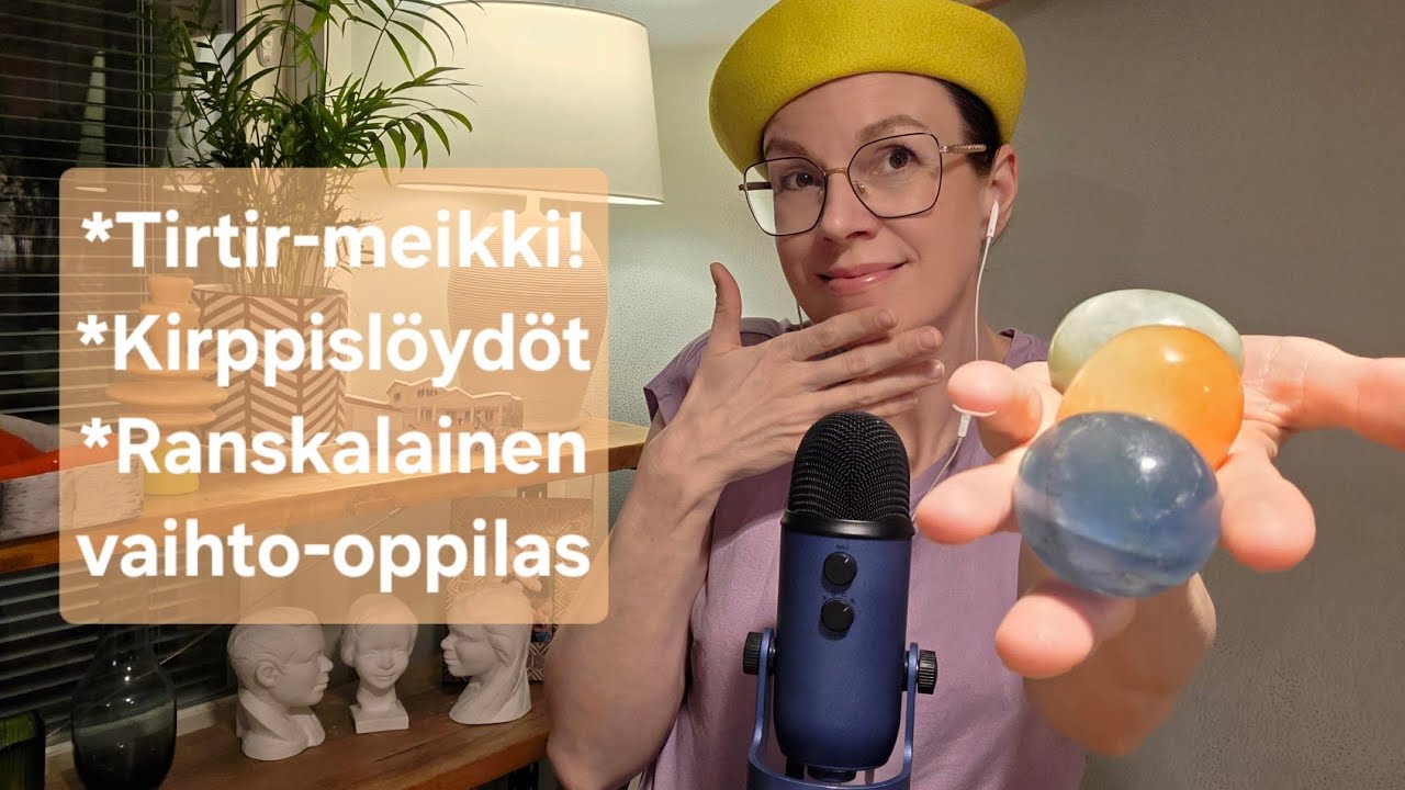 ASMR SUOMI / Tirtir-meikkivoide, kirppislöydöt ja uusi perheenjäsen!