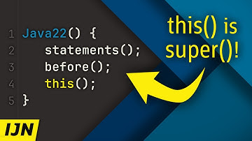 Java 22 Previews Statements Before `super(...)` and `this(...)` - Inside Java Newscast #62
