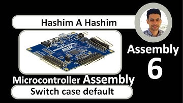 Assembly Microcontroller AVR 6 switch case default selection ATMEL ATMEGA ميكروكنترولراسيمبلى شروط