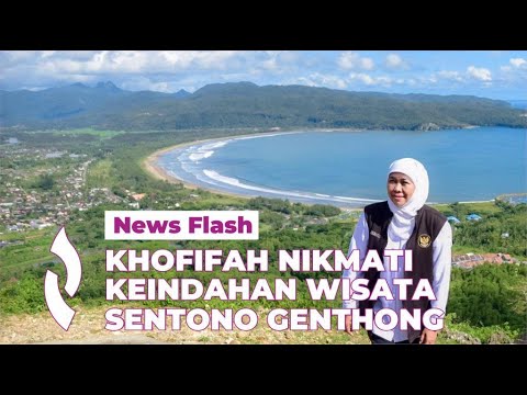 Saat Gubernur Khofifah Menikmati Keindahan Wisata Sentono Genthong Pacitan