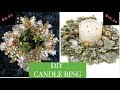 Super Quick Candle Ring DIY - Dollar Tree DIY!