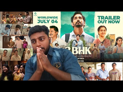 3BHK Trailer (Reaction!!!) 😶 Emotionally attached... 🥲😔