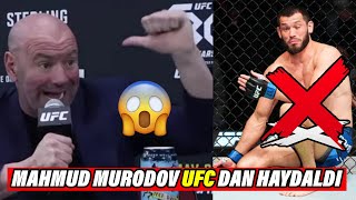 MAHMUD MURODOV UFC DAN HAYDALDI! RASMAN! TEZKOR HABAR! BUNI SABABI NIMADA?