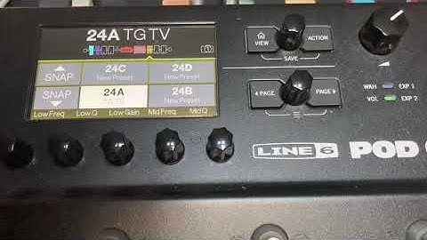 Line 6 Pod Go 2 Minute Guide, Snapshot Mode