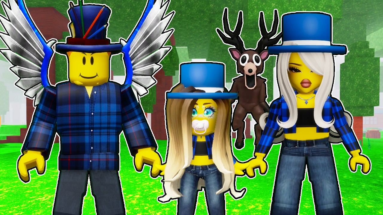 Me ADOPTA una FAMILIA del CREADOR de 99 NOCHES en el BOSQUE en Roblox