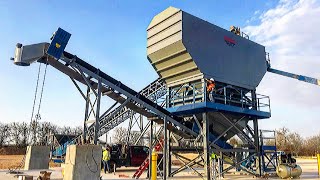 How to Build A Concrete Ready Mix Plant (Part 1 Agg Bins and Conveyor Stacker)