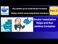 Part 2 How to install docker | How to run jenkins server on docker container | build jenkins server