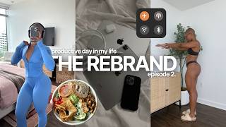 THE REBRAND ep. 2 | rebuilding productive 5am morning routine, what i eat in a day + tracking macros