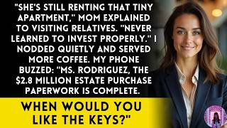 Full Mom told relatives 'She's still renting' at Thanksgiving—until the property manager called Guide