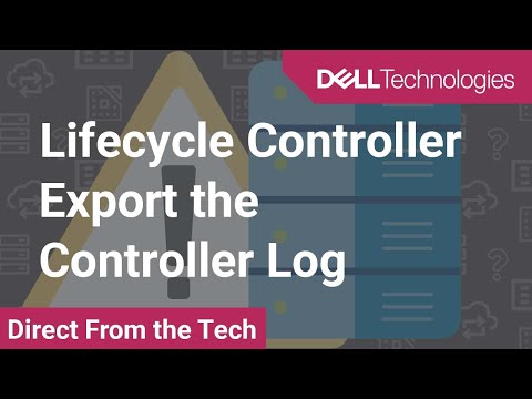 How to export Lifecycle Controller logs within the GUI of a Dell EMC PowerEdge Server