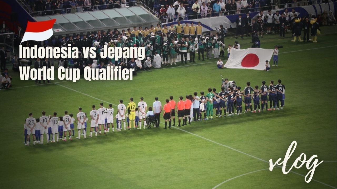 Pertama Kali Ajak Anak Nonton Indonesia vs Jepang di Suita Stadium Osaka  | World Cup Qualifier Vlog