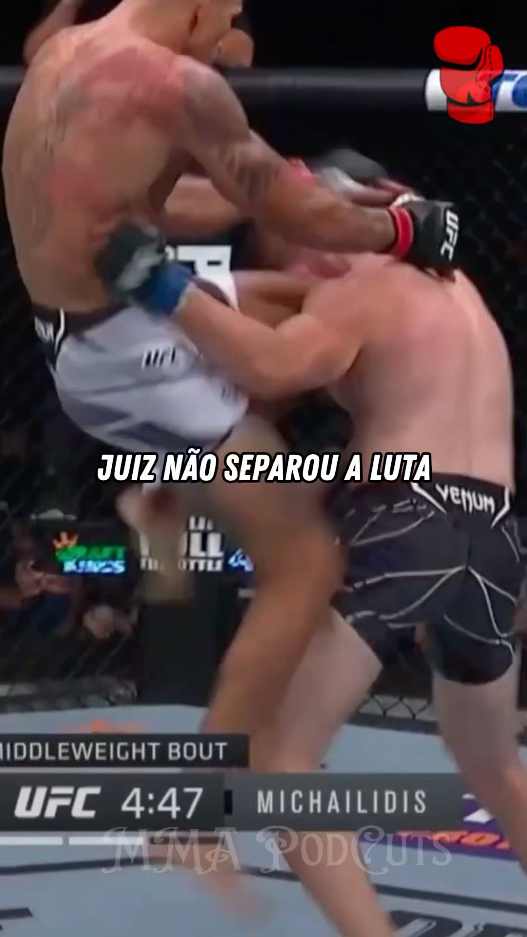 ALEX POATAN X MICHAILIDIS #mma #luta #boxe #ufc #shortsfeed #brasil #foryou
