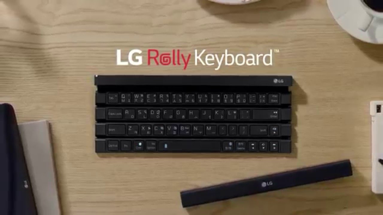 LG 롤리키보드 CF 'TYPE and ROLL' 편 - YouTube