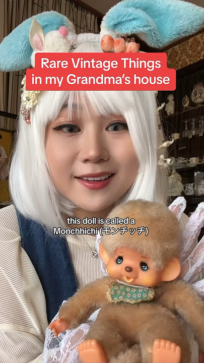 Rare Vintage 80’s doll Japanese Monchhichi (モンチッチ)