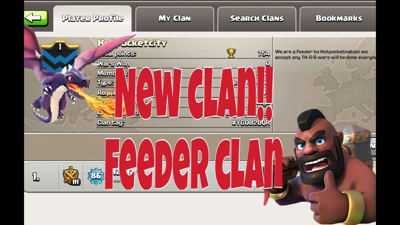 Starting A Feeder Clan Hotpocketcity Epic War Youtube