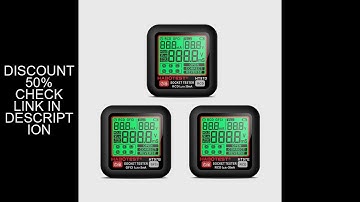 HT97 Socket Tester Pro Voltage Test LCD Digital Outlet Socket Detect US/UK/EU Plug Ground Zero Line